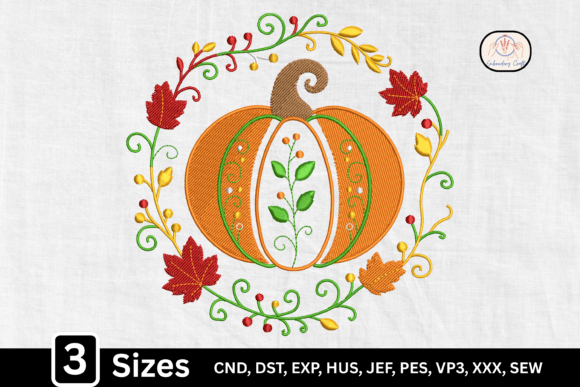 Autumn Floral Pumpkin Wreath