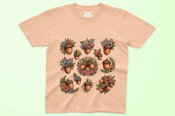 Autumn Acorn Wreaths Adorned