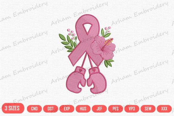 Breast Cancer Awareness Boxing Gloves