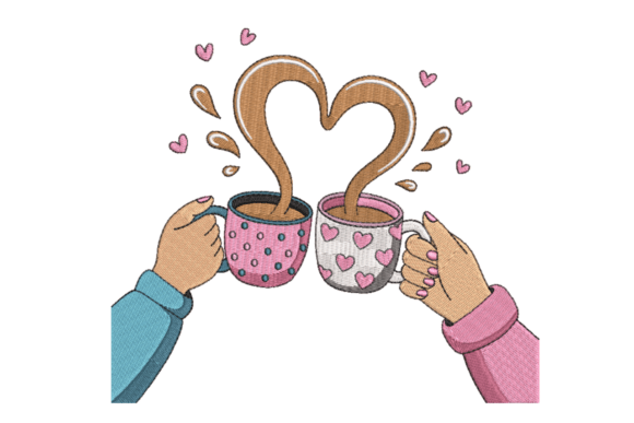 Coffee Lovers Heart Mugs