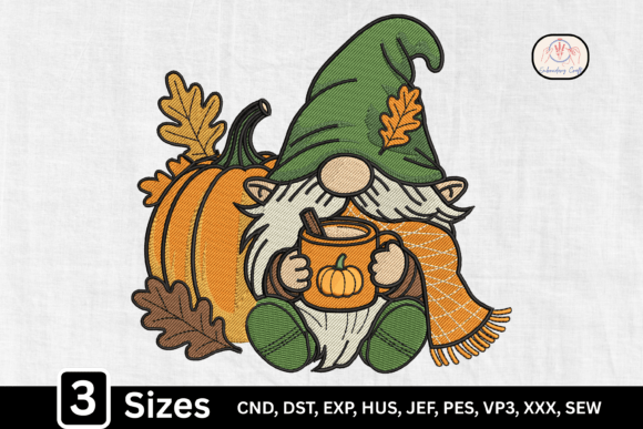Cozy Fall Autumn Pumpkin Gnome