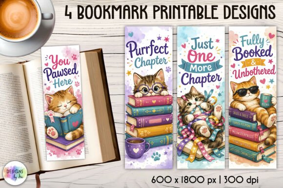 Cute Cat Reader Bookmarks