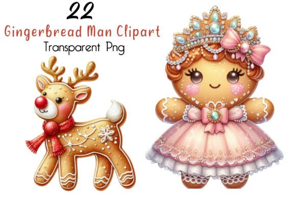 Cute Gingerbread Man Clipart Graphics
