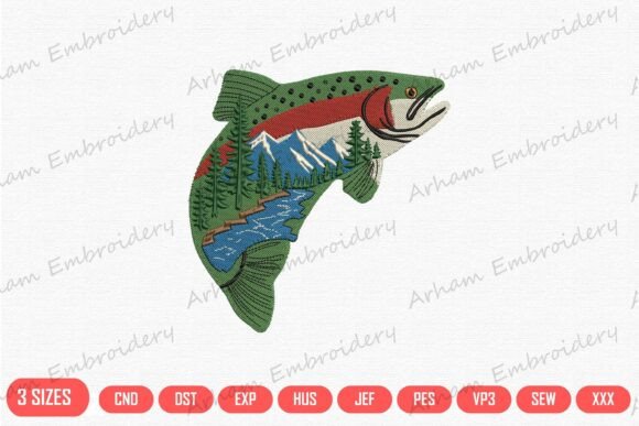 Mountain Trout Fishing Nature