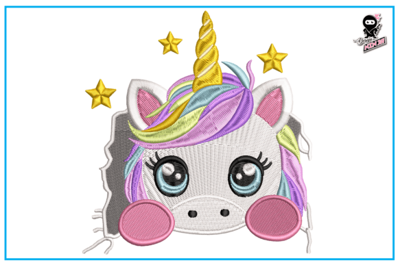 Peeking Unicorn