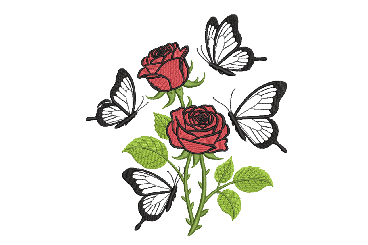Rose & Butterfly Garden