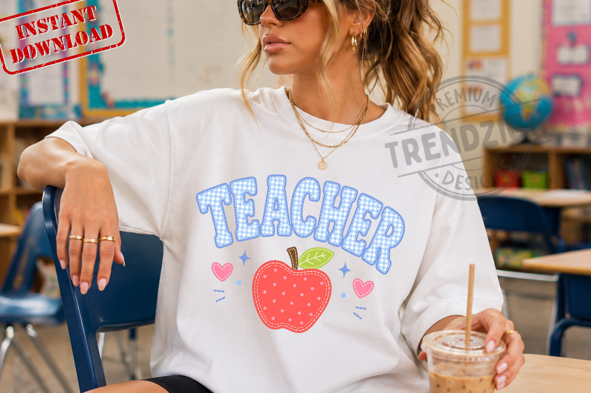 Teacher Png Teacher Shirt Design Apple