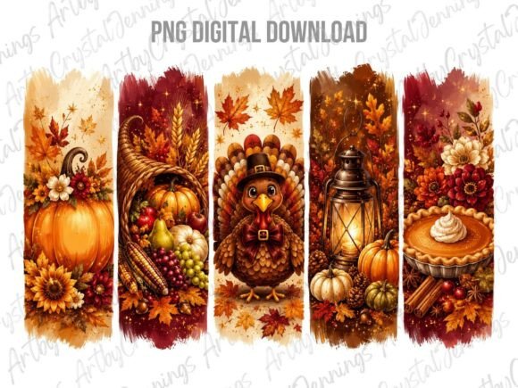 Thanksgiving Holiday Watercolor PNG