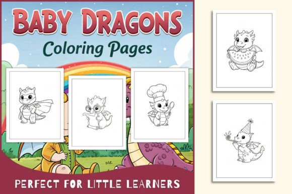 Baby Dragons Coloring Pages Printable
