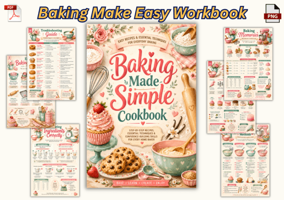 Baking Made Simple Cookbook Workbook