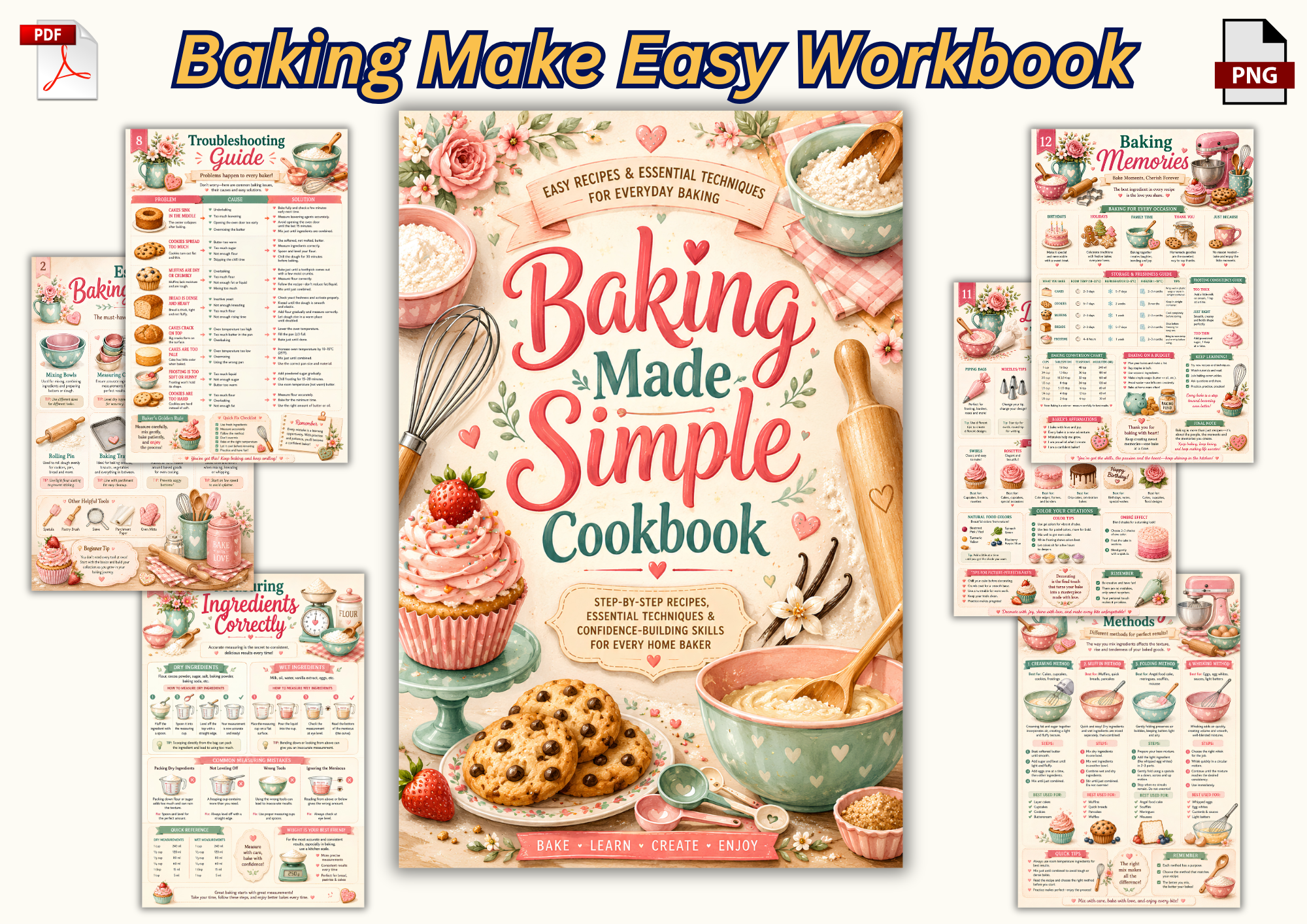 Baking Made Simple Cookbook Workbook