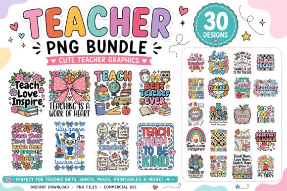 Cute Teacher Appreciation Bundle