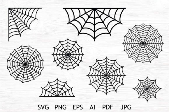 Spider Web Halloween SVG Bundle