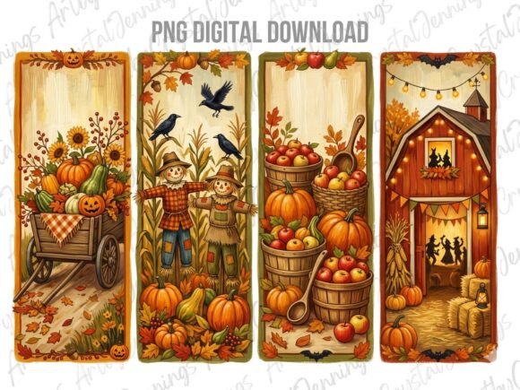 Fall Harvest Autumn Brushstroke PNG