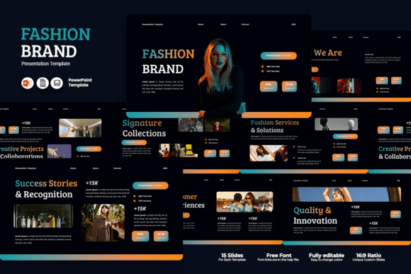 Fashion Brand - PowerPoint Template