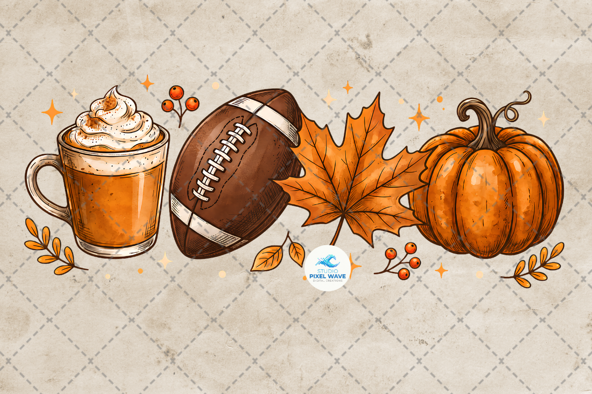 Football Fall Pumpkin Autumn Png