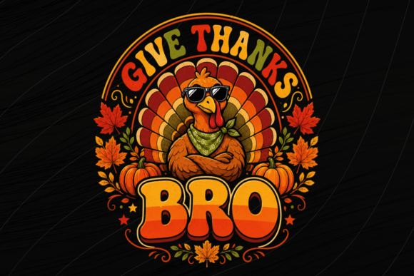 Give Thanks Bro PNG, Funny Turkey PNG