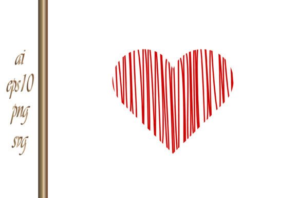 Heart Icon Doodle Love Clipart Vector