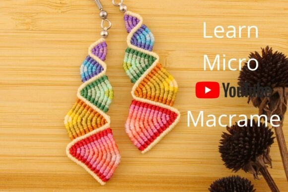 Rainbow-Colored Earrings