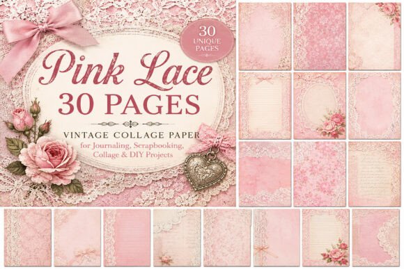 Preview of Rustic Lace Floral Backgrounds