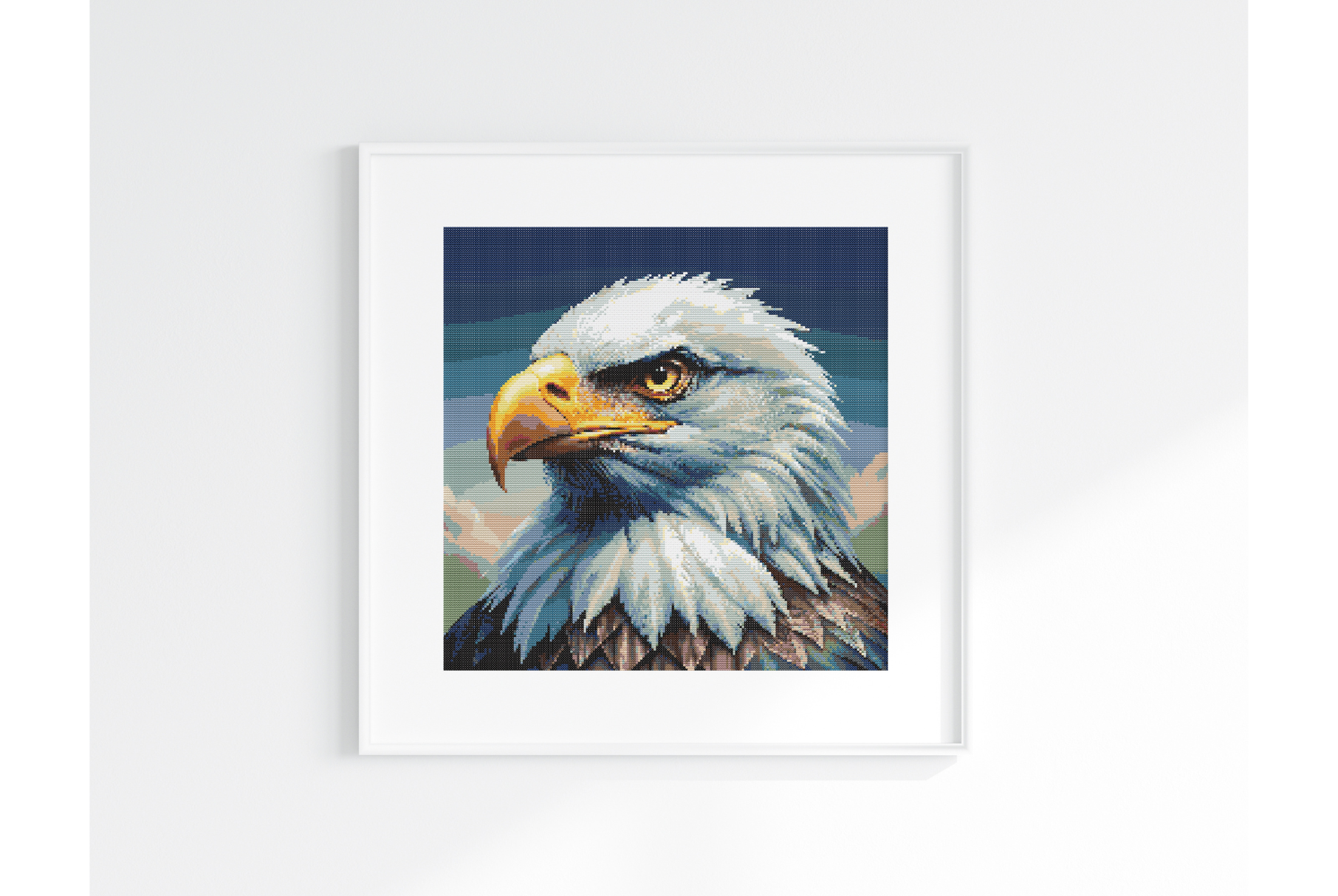 Bald Eagle Cross Stitch Pattern PDF