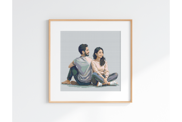 Cute Romantic Cross Stitch Pattern