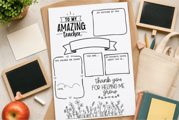 End of Year Teacher Gift Printable