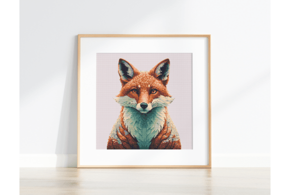 Fall Fox Cross Stitch Pattern