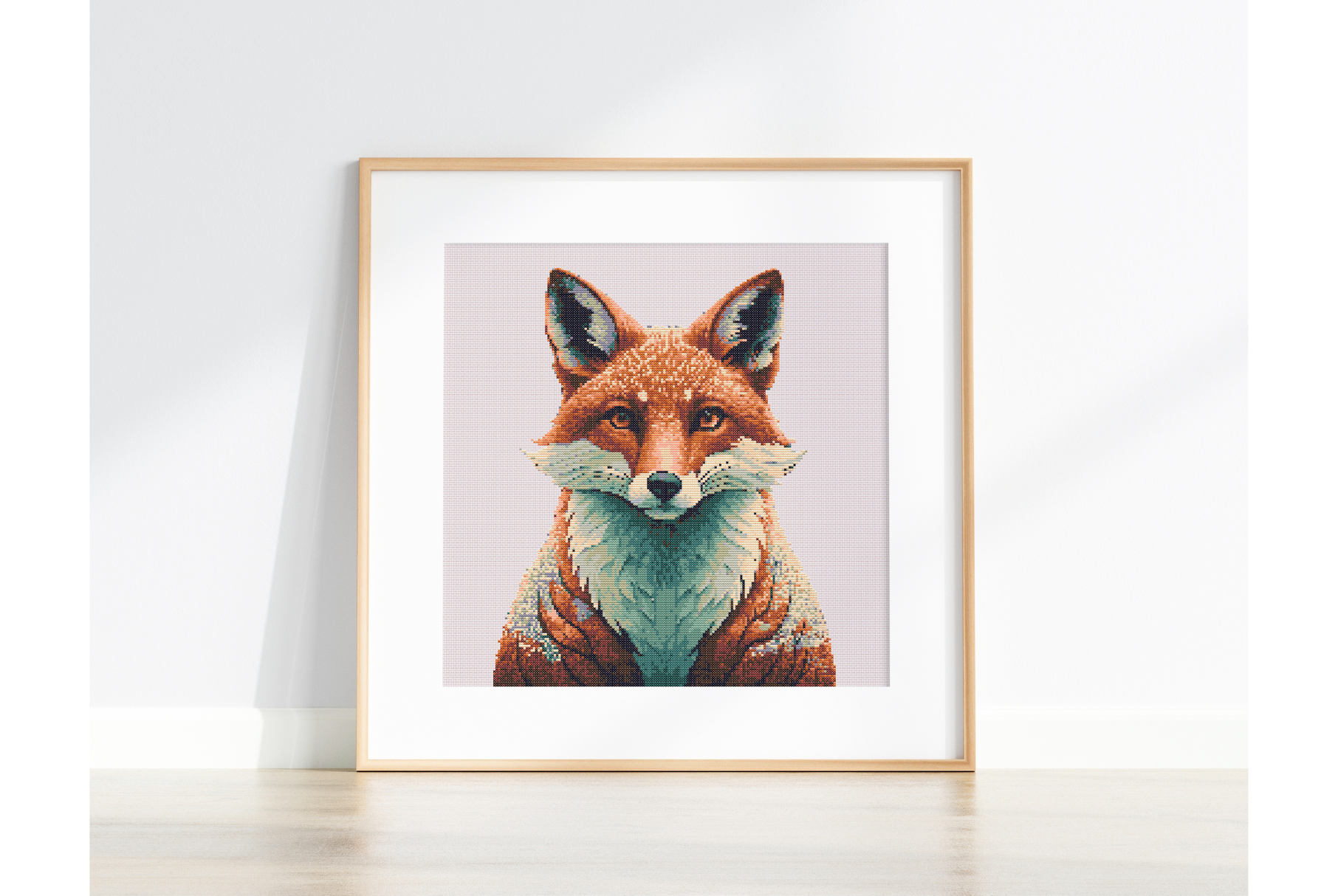 Fall Fox Cross Stitch Pattern