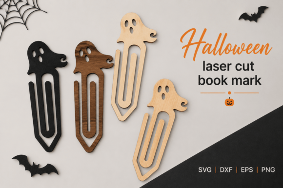 Halloween Ghost Bookmark SVG