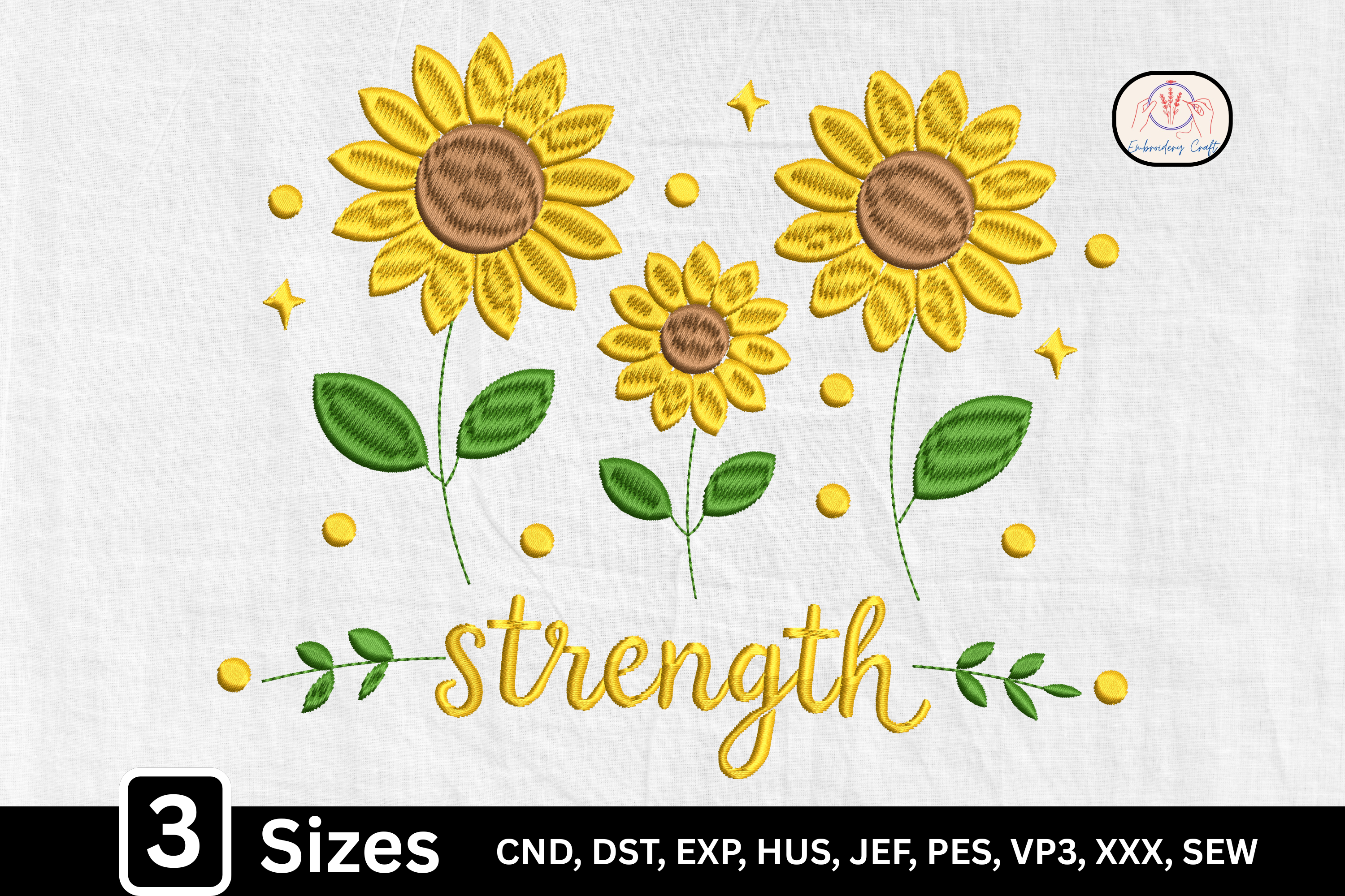 Inspirational Strength Sunflower