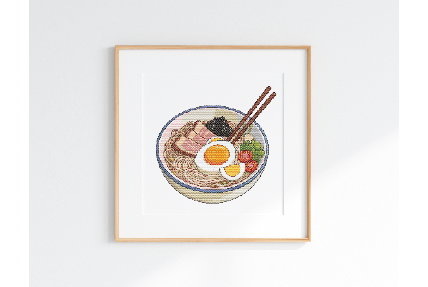 Japanese Ramen Cross Stitch Chart