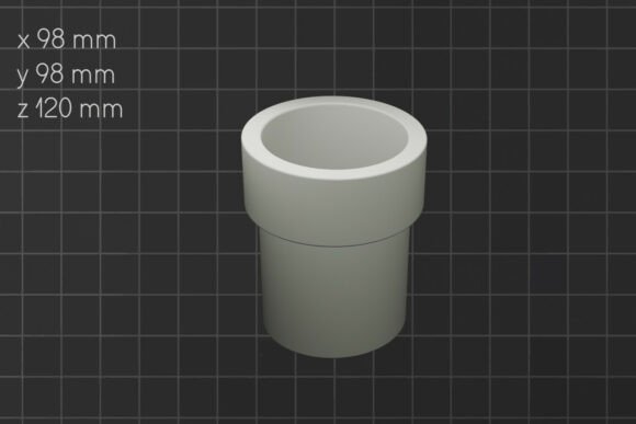 Kids Pen Holder STL | 3D Printable Desk Organizer Model - Image 2