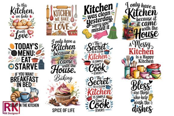 Kitchen Towel PNG Bundle