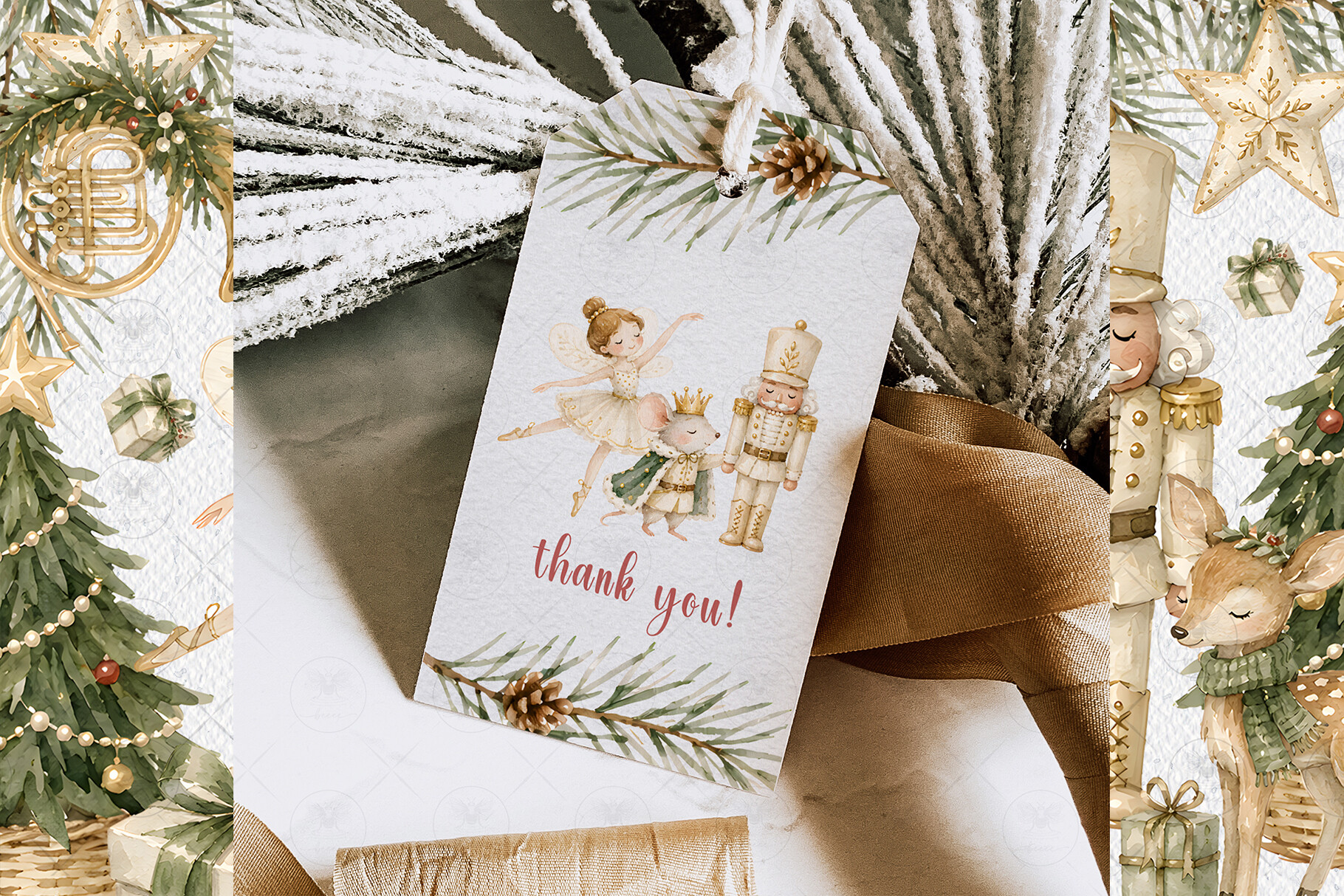Nutcracker Ballet Christmas Clipart - photo 4