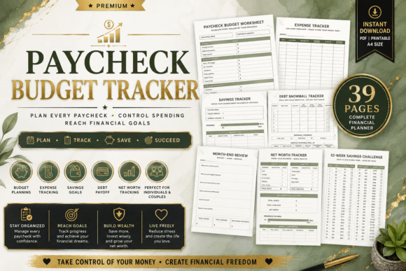 Paycheck Budget Tracker budget planner
