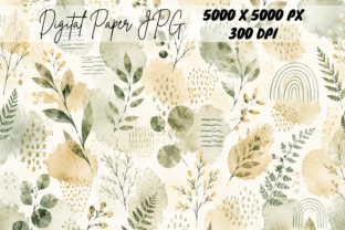 Sage Green Vintage Floral Rose Pattern Graphic by SvgCuttingShop ...