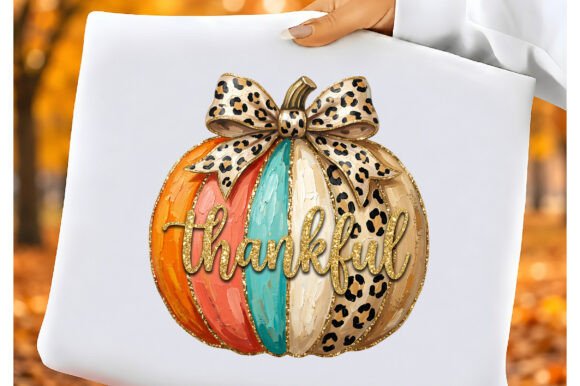 Thankful Pumpkin Png, Coquette Fall