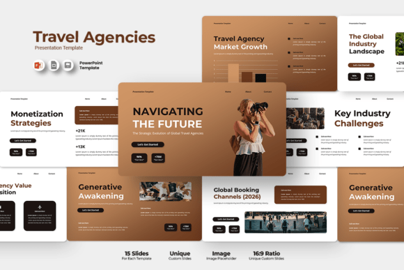 Travel Agencies - PowerPoint Template