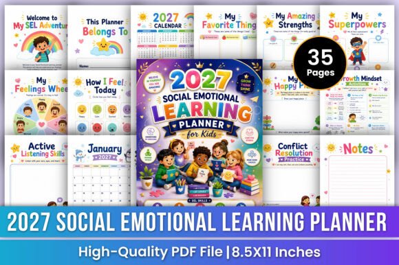 2027 Social Emotional Learning Planner