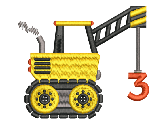 Crawler Crane Machine Embroidery