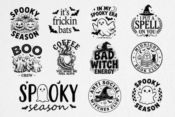 Halloween SVG Bundle Spooky Season PNG
