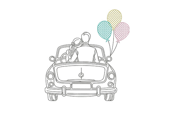 Just Married Car
