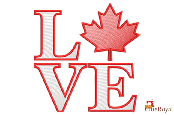 Love Canada – Maple Leaf
