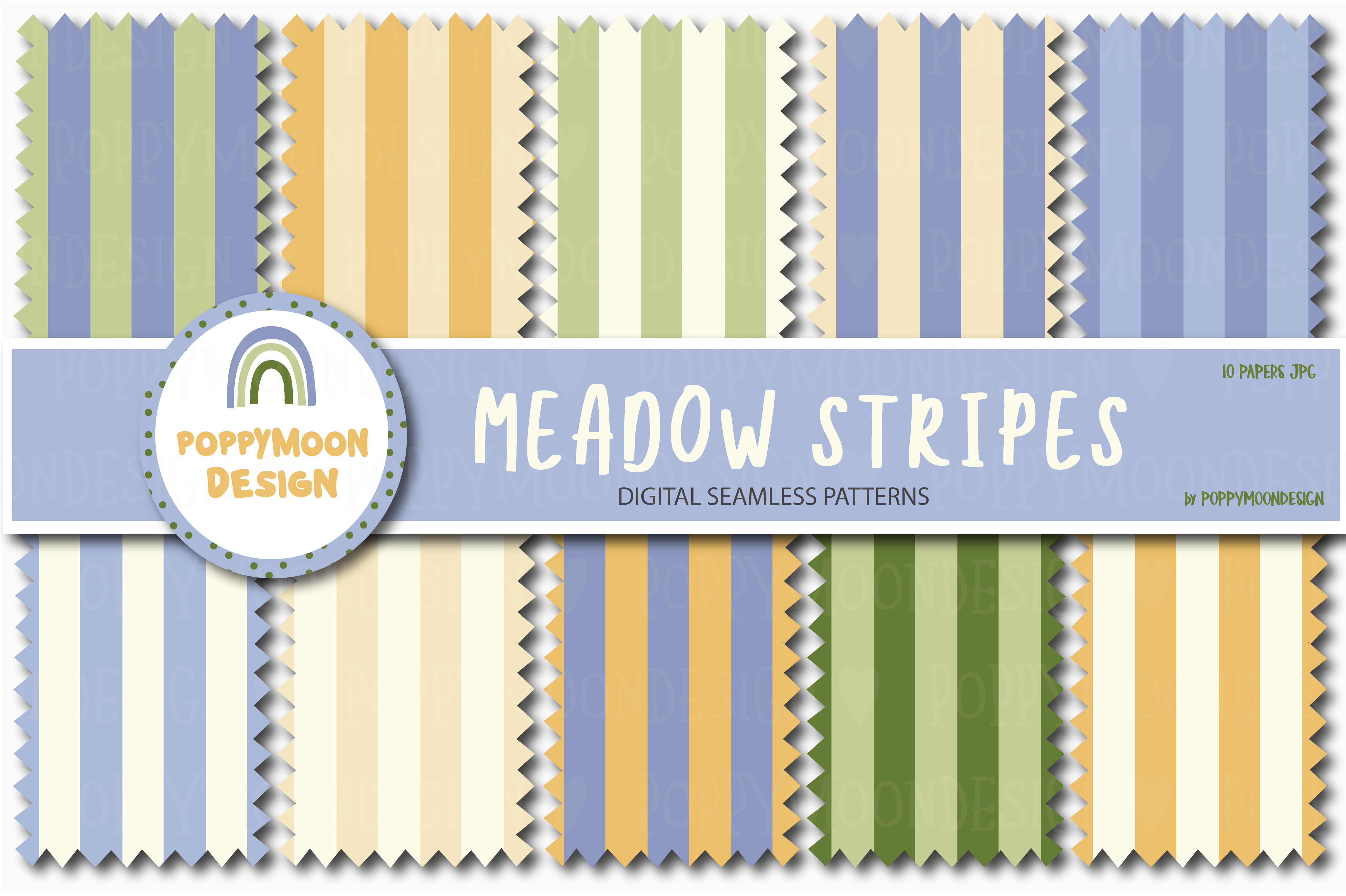 Meadow Stripes Paper Set