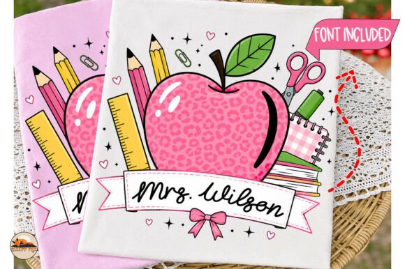 Personalized Teacher Back to School PNG