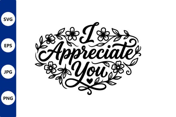 Appreciate You Floral Heart