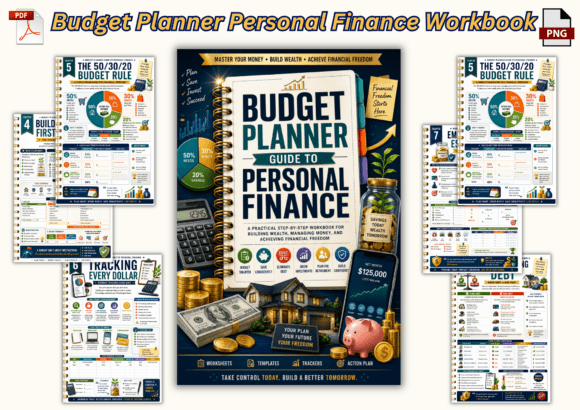Budget Planner Personal Finance Workbook budget planner