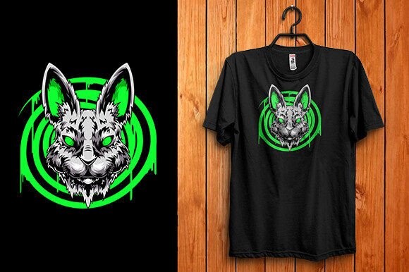 Chasing Rabbits T-Shirt Design Graphic by Design Factory · Creative Fabrica
