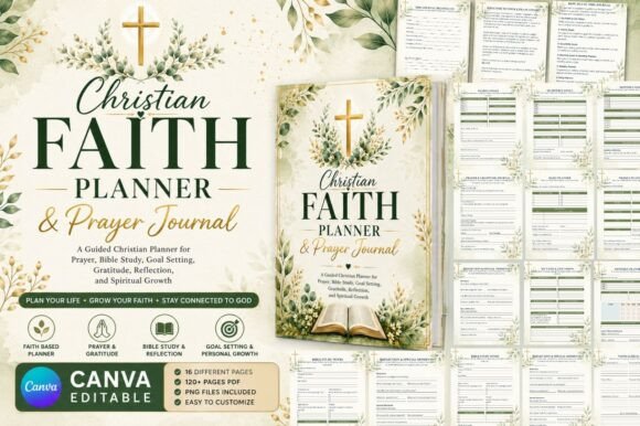 Christian Faith Planner & Prayer Journal